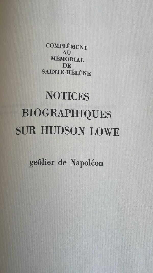 MEMORIAL DE SAINTE-HELENE Complet en 4 Volumes  Propos de L'Empereur recueillis par le Comte EMMANUEL DE LAS CASES . Edité par Jean de Bonnot, 1969 – Image 6