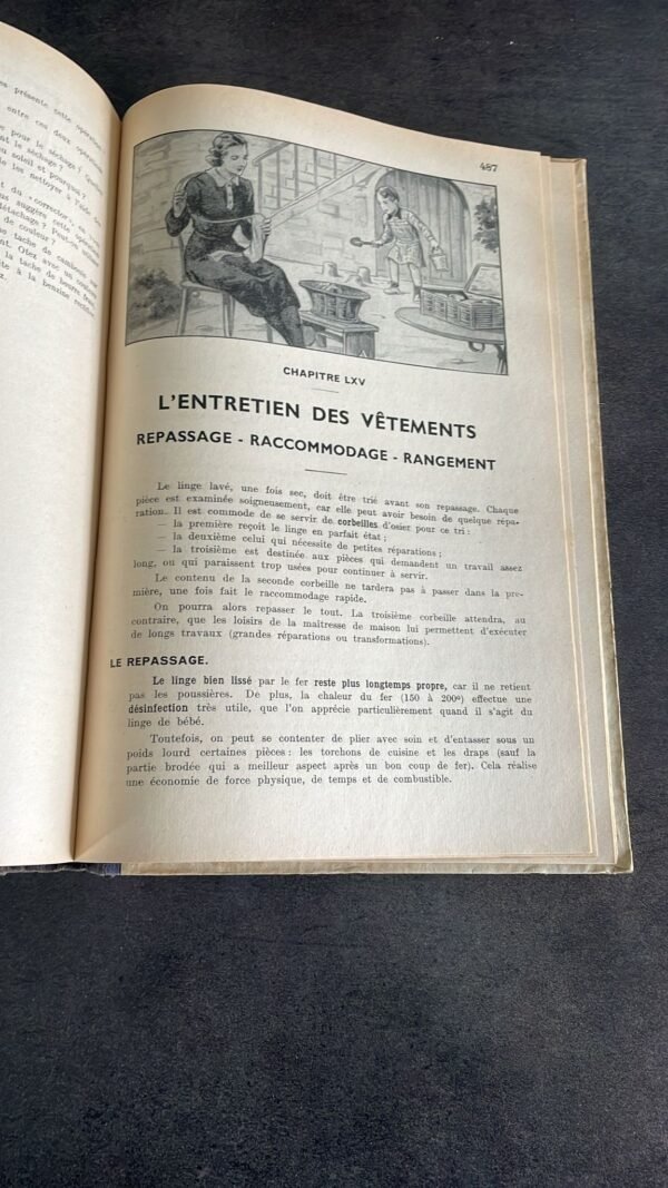 Sciences appliquées - classe de fin d'études primaires - instruction ministérielle du 30 juillet 1953- applicable au 1er octobre 1954- Edition pour écoles rurales de filles – Image 7