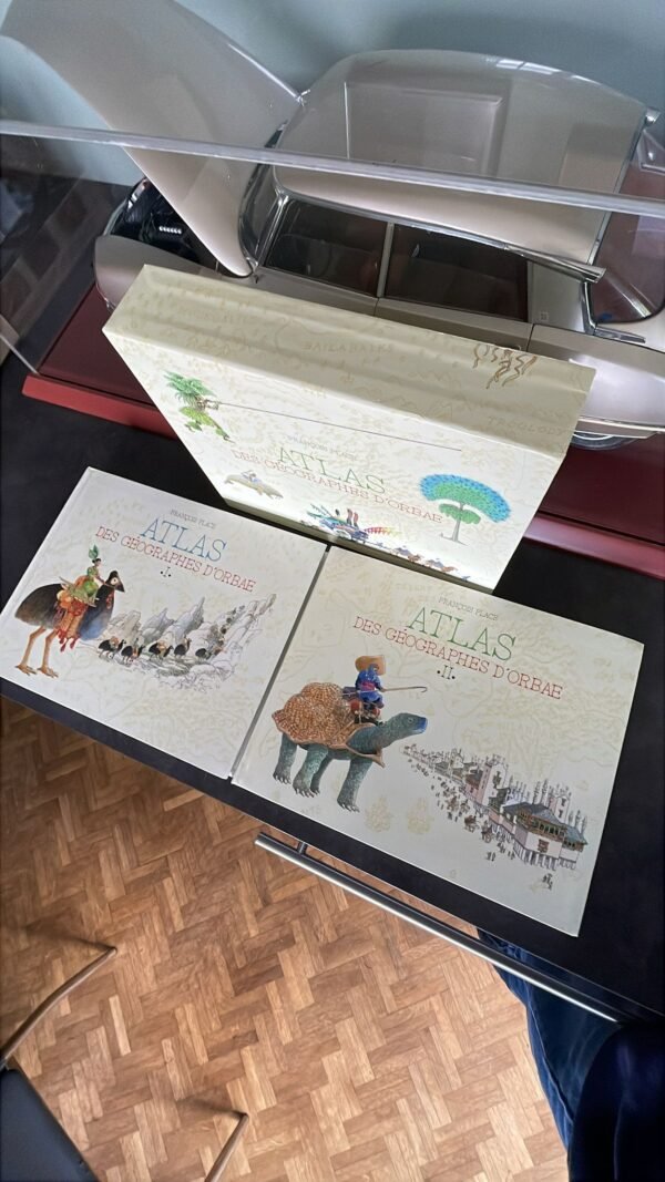 François Place : Atlas des géographes d’Orbae. (coffret II Tomes ) Editions : Casterman 2014 – Image 11