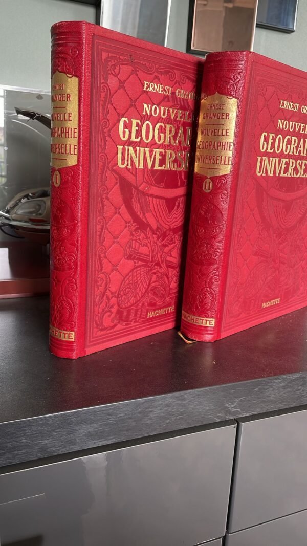 Ernest‎ GRANGER.   ‎Nouvelle Géographie Universelle. Hachette 1922. En II  Volumes – Image 2