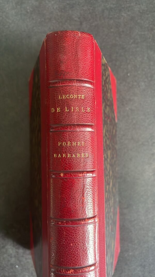 Charles - Marie LECONTE DE LISLE - Poèmes barbares. – Image 7