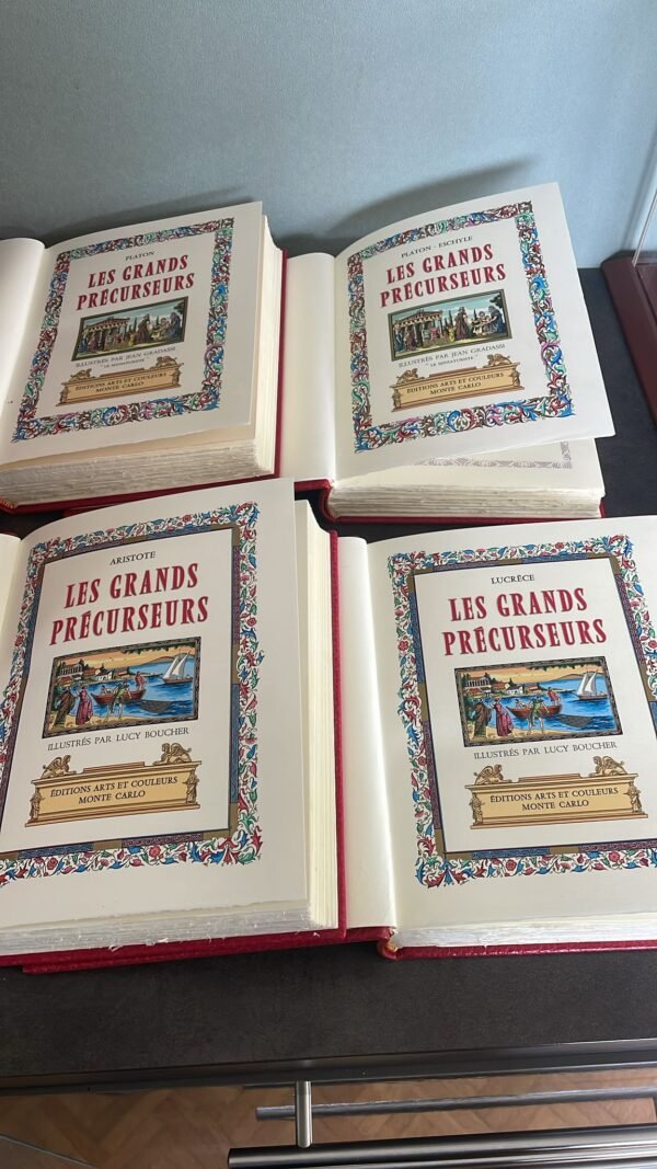 GRADASSI (Jean) & BOUCHER (Lucy). Les Grands Précurseurs. Editions Arts et Couleurs Monte Carlo. Exemplaire N° 157 sur 2500. – Image 3