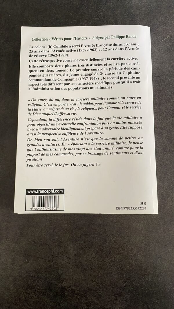De l'ennemi vert-de gris à l'ennemi rouge. Colonel ( h ) Roger Cunibile. Dédicacé par L'Auteur. – Image 3