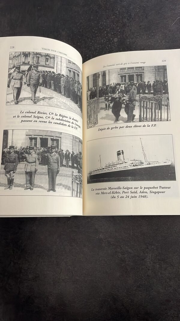De l'ennemi vert-de gris à l'ennemi rouge. Colonel ( h ) Roger Cunibile. Dédicacé par L'Auteur. – Image 7