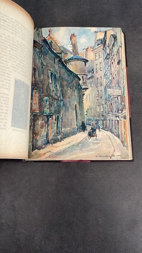 PARIS par Raymond  Escholier Edité par Alpina , 1929. Aquarelles de Nicolas Markovitch. – Image 5