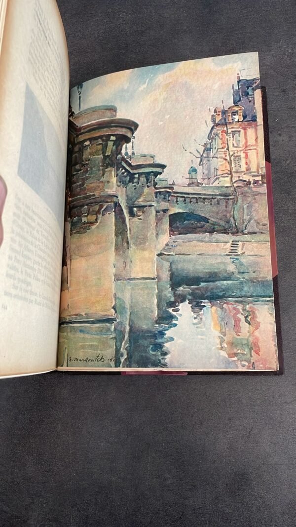 PARIS par Raymond  Escholier Edité par Alpina , 1929. Aquarelles de Nicolas Markovitch. – Image 6
