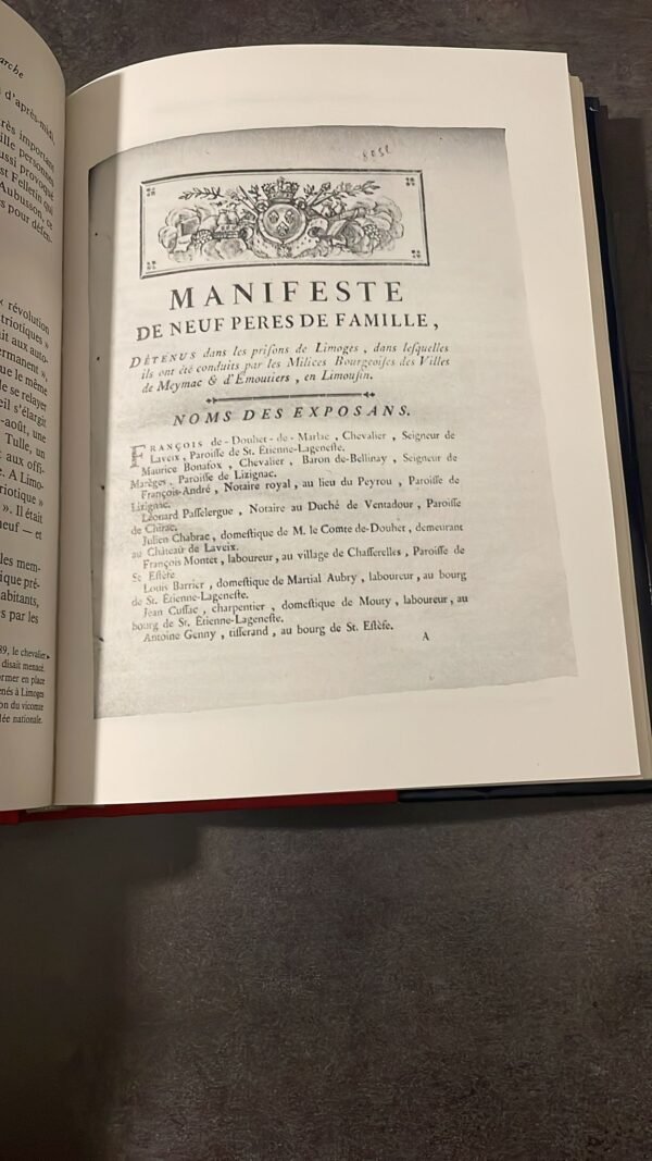 La Révolution Française dans le Limousin et la Marche 1789-1989 Histoire provinciale de la Révolution française . EXEMPLAIRE :  N° 804 / 3000. – Image 9