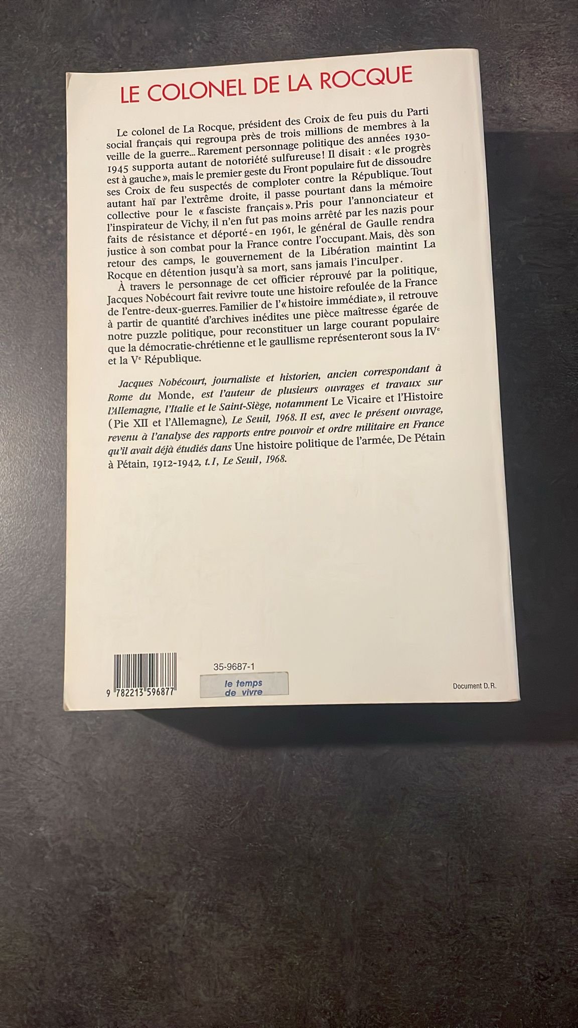 Le Colonel de La Rocque (1885-1946): Ou les pièges du nationalisme chrétien. – Image 3
