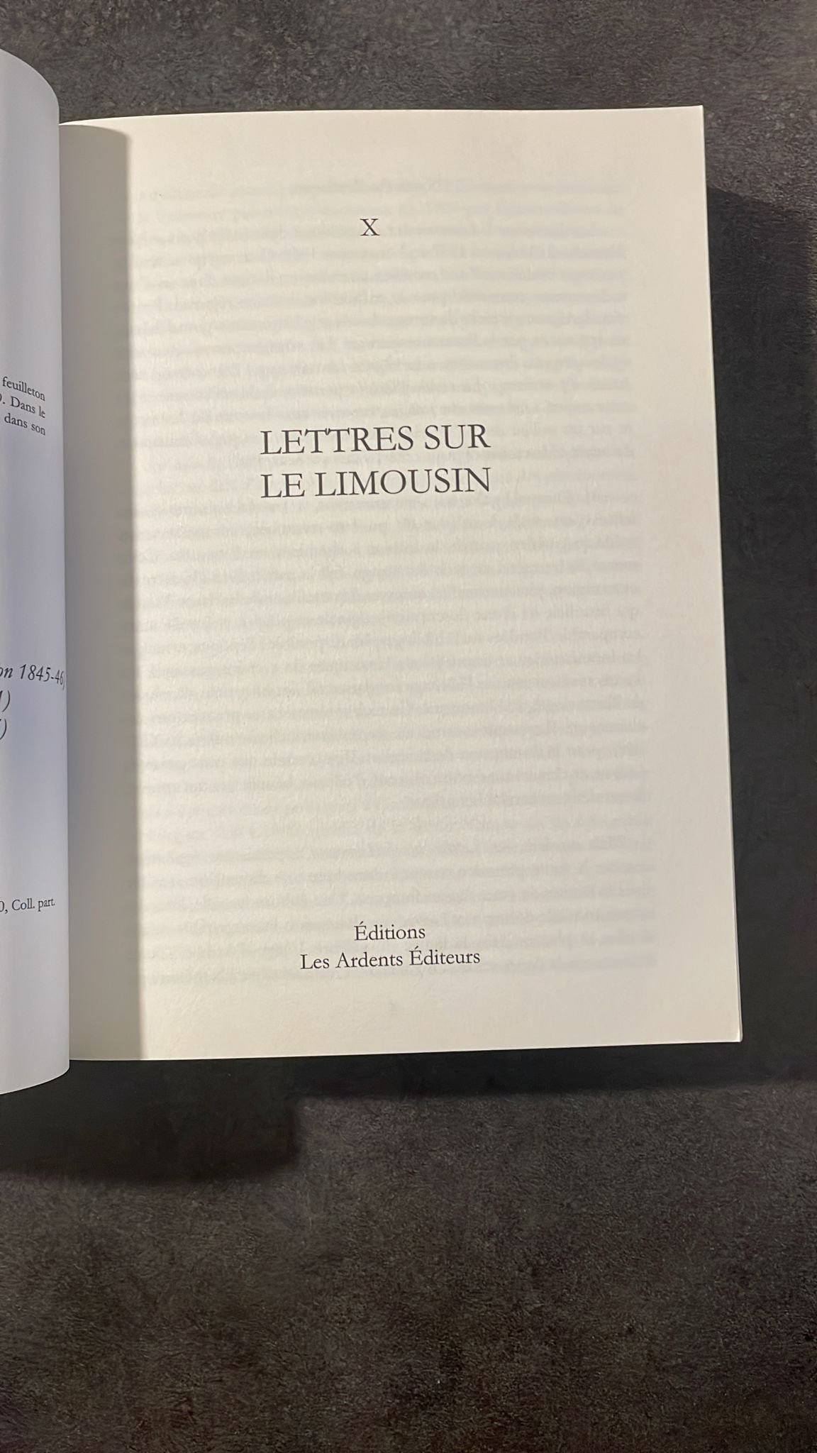 Lettres sur le Limousin, Un récit de Voyage d'Henri Alexandre Flour de saint Genis paru aux Ardents Editeur – Image 4
