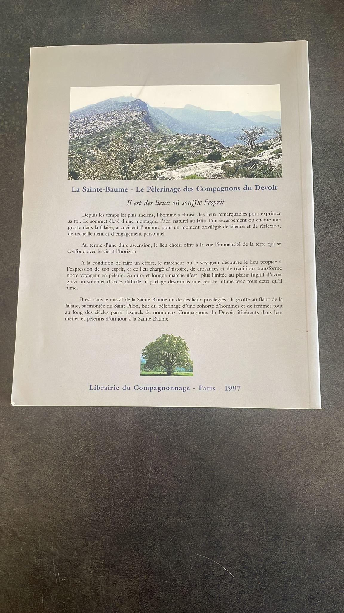 La Sainte - Baume : le pèlerinage des Compagnons du devoir. Le livre des passages des Compagnons à la Sainte Baume – Image 2
