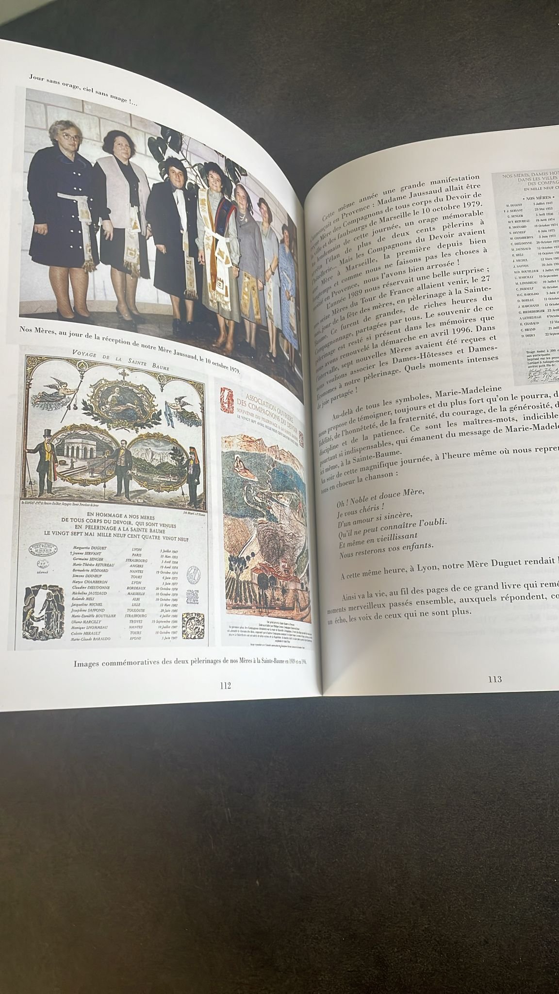 La Sainte - Baume : le pèlerinage des Compagnons du devoir. Le livre des passages des Compagnons à la Sainte Baume – Image 5