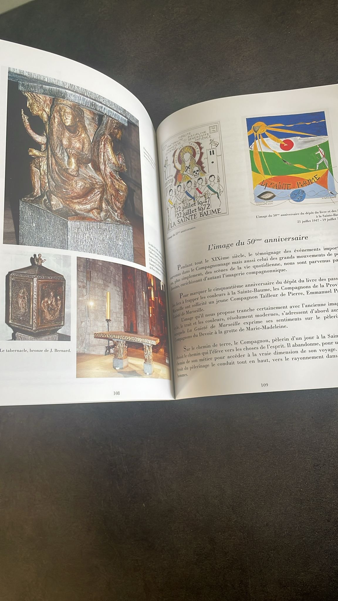 La Sainte - Baume : le pèlerinage des Compagnons du devoir. Le livre des passages des Compagnons à la Sainte Baume – Image 6