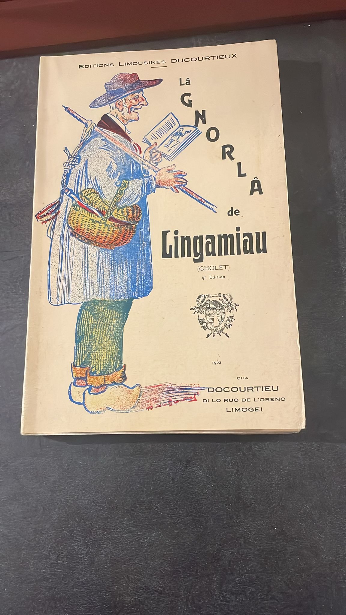 La gnorla de Lingamiau. Patoiseries Illustrées de Edouard CHOLET.